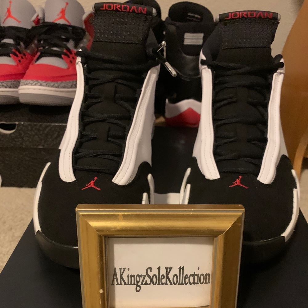 2014 retro Jordan 14 black toe